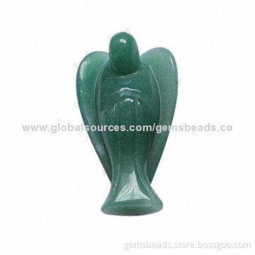Gemstone angel pendant